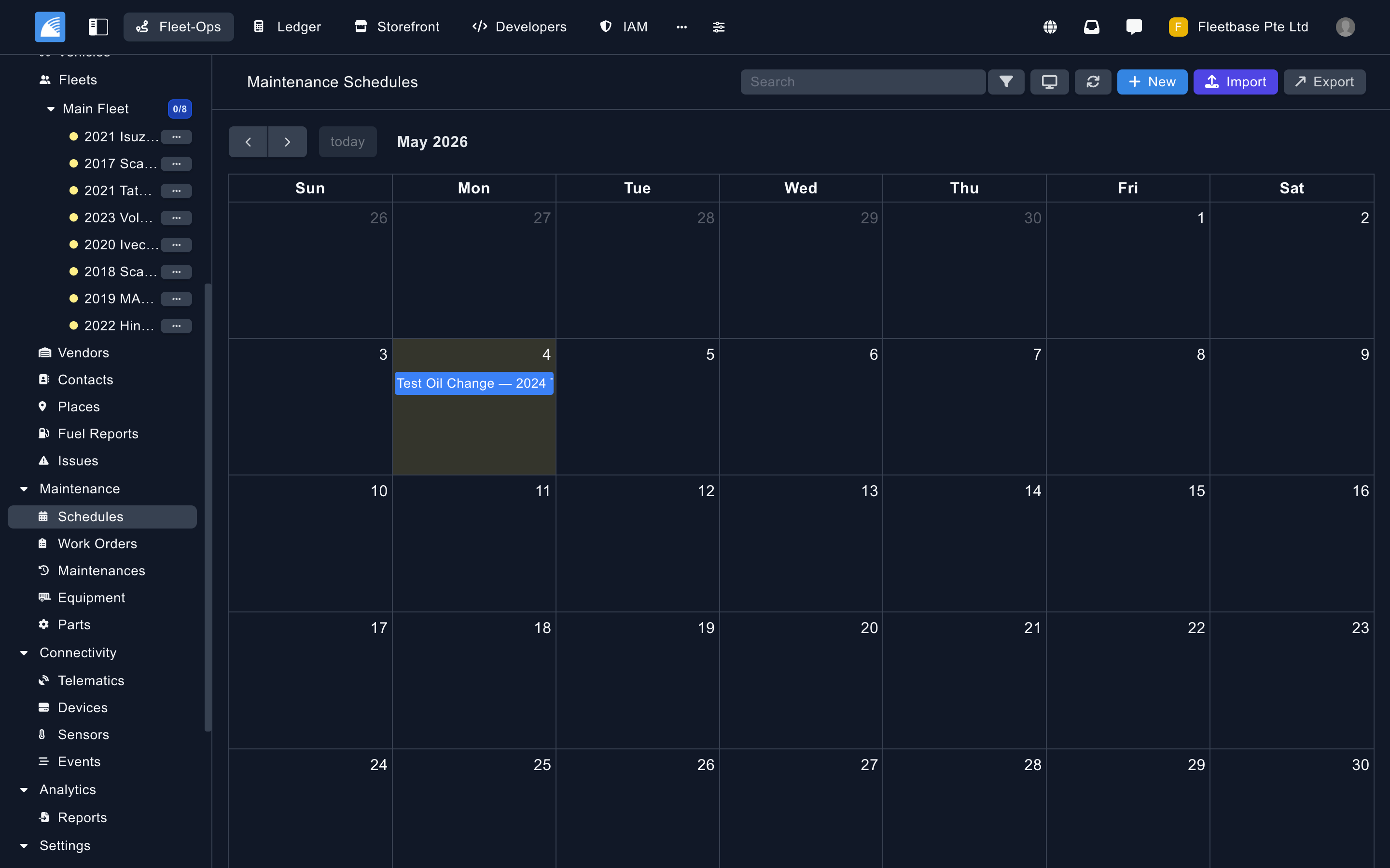 Preventive Maintenance Scheduling