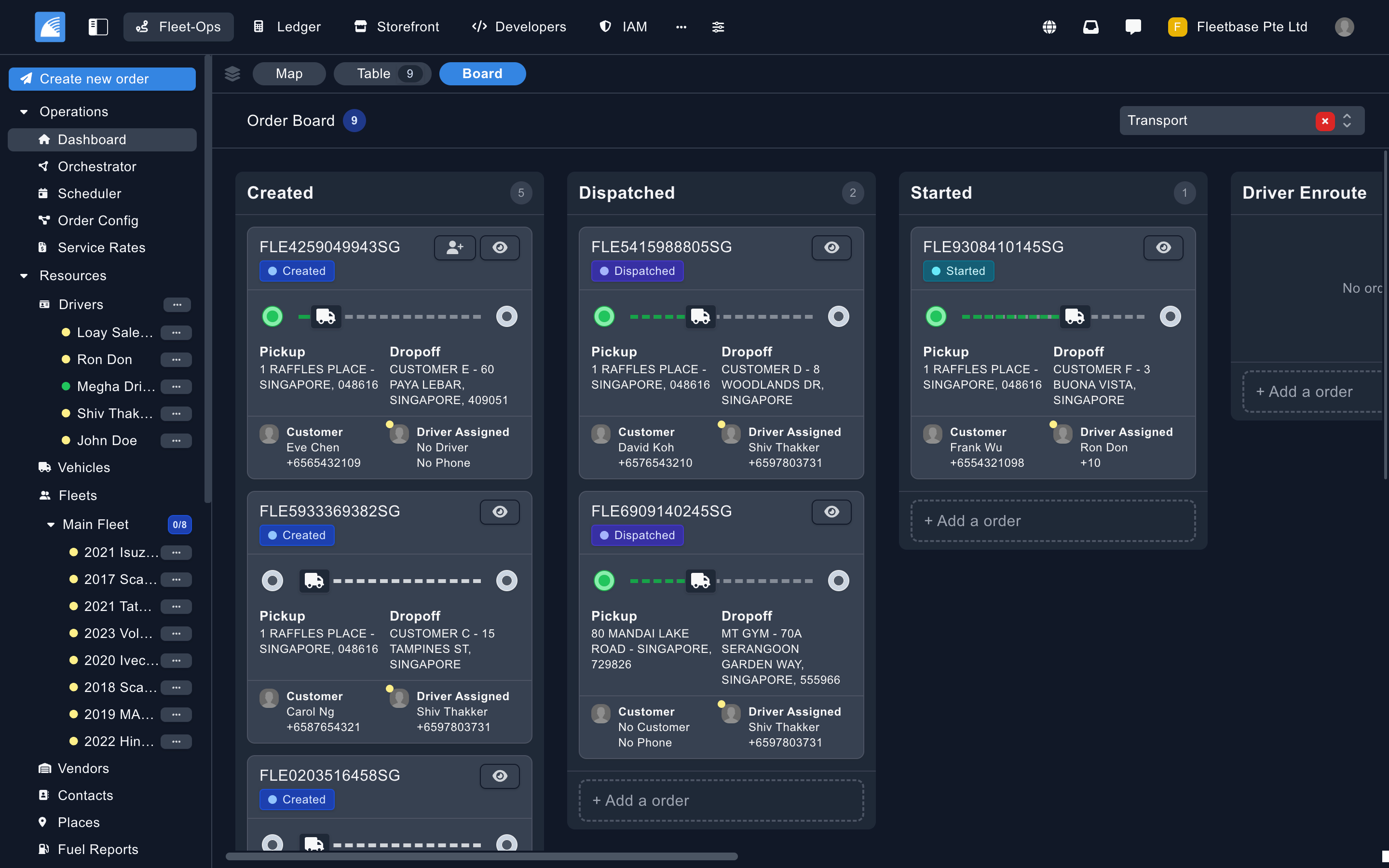 Real-Time Order Visibility