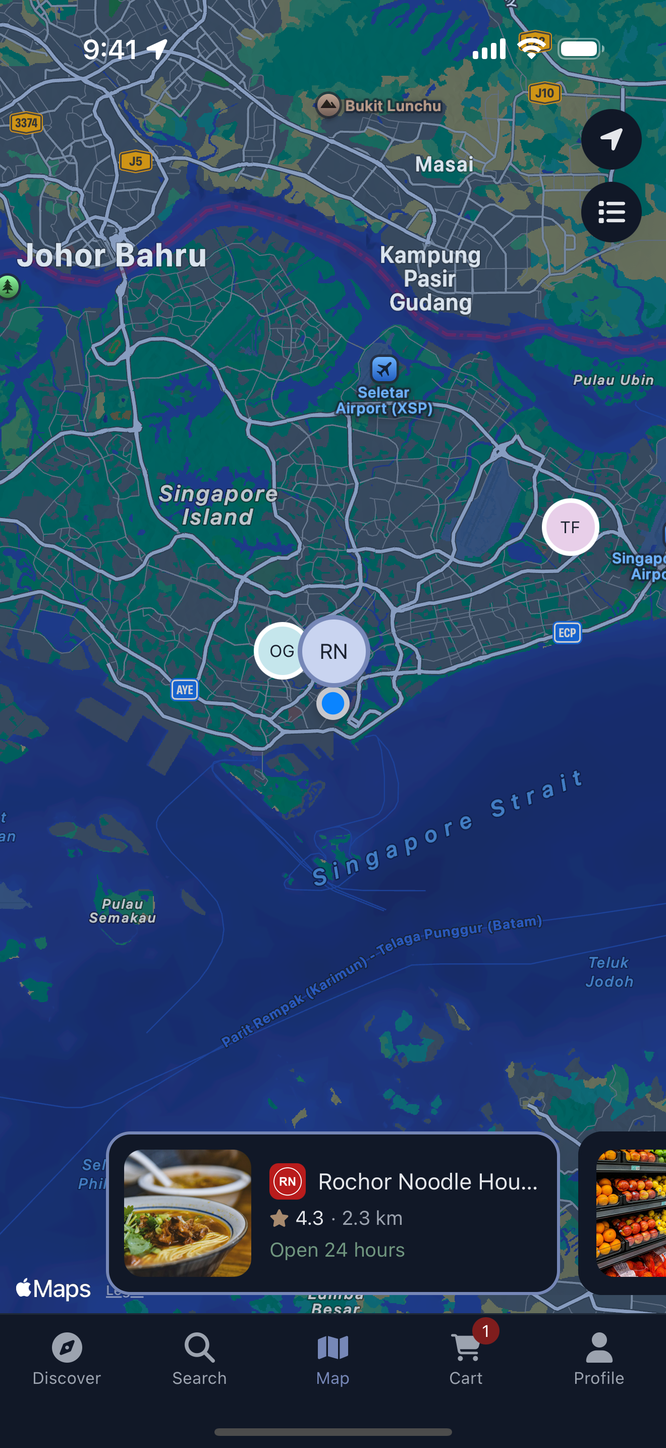 Stores map